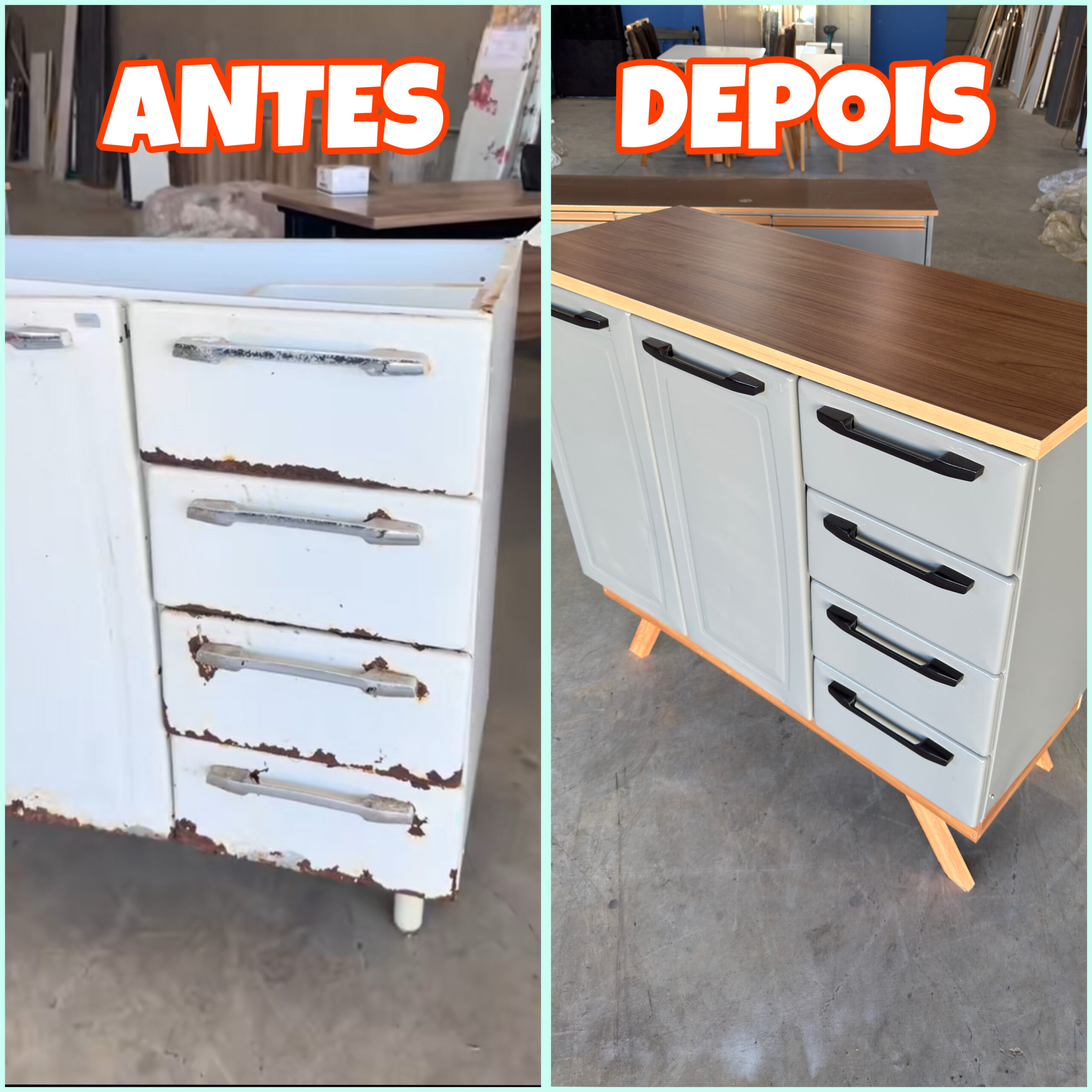 Antes de depois