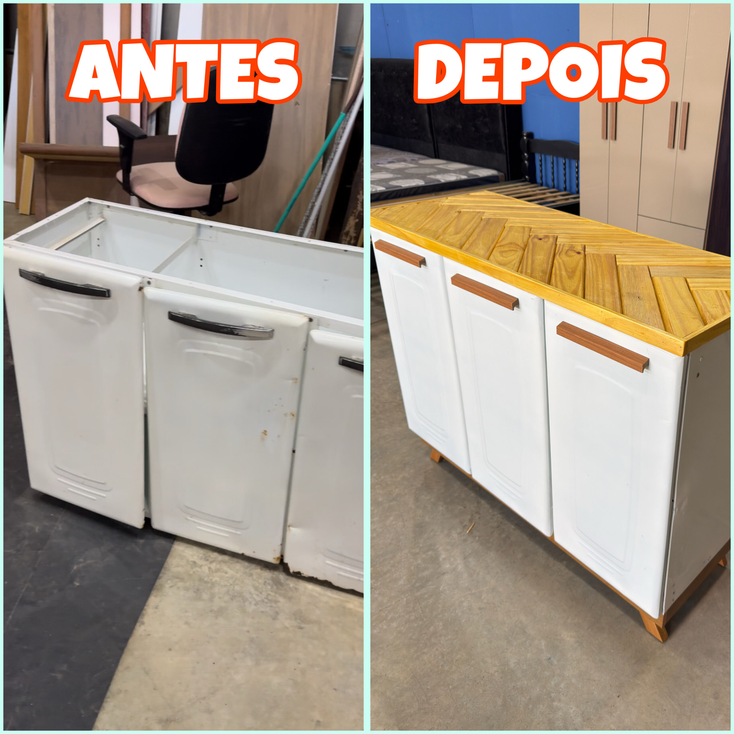 Antes e depois